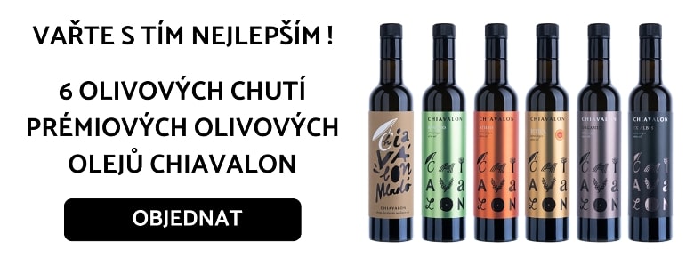 Prémiové extra panenské olivové oleje Chiavalon - 6 olivových chutí